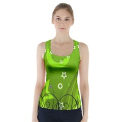 Art About Ball Abstract Colorful Racer Back Sports Top by Nexatart