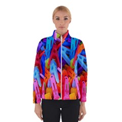 Clothespins Colorful Laundry Jam Pattern Winterwear by Nexatart