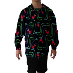 Computer Graphics Webmaster Novelty Pattern Hooded Wind Breaker (kids) by Nexatart