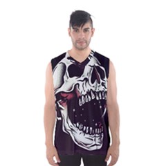 Death Skull Men s Basketball Tank Top by Nexatart