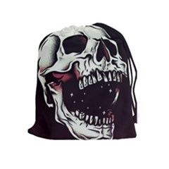 Death Skull Drawstring Pouches (extra Large) by Nexatart