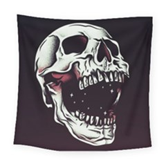 Death Skull Square Tapestry (large) by Nexatart