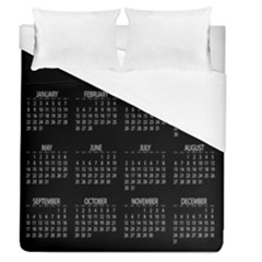 Full 2017 Calendar Vector Duvet Cover (queen Size) by Nexatart