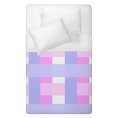 Gingham Checkered Texture Pattern Duvet Cover (single Size)