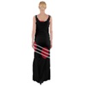 Elegant abstraction Maxi Thigh Split Dress View2