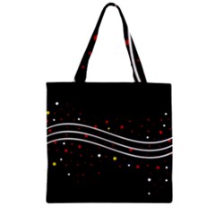 Elegant Abstraction Zipper Grocery Tote Bag by Valentinaart