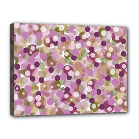 Colorful Bubbles Canvas 16  X 12  by Valentinaart