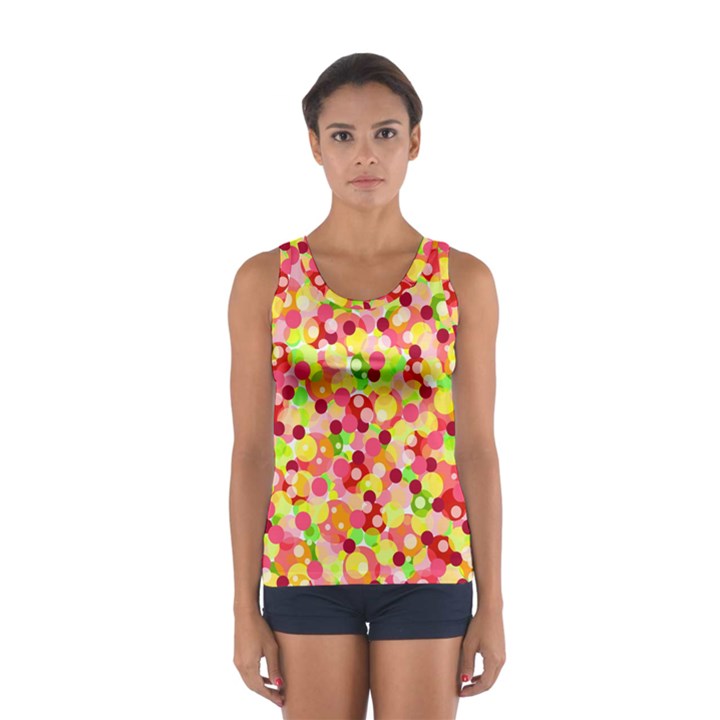 Playful bubbles Women s Sport Tank Top 