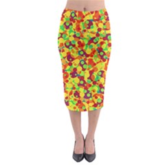 Bubbles Pattern Midi Pencil Skirt by Valentinaart