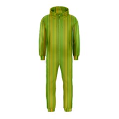 Green Lines Hooded Jumpsuit (kids) by Valentinaart