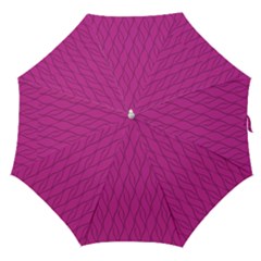 Magenta Pattern Straight Umbrellas by Valentinaart