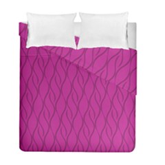 Magenta Pattern Duvet Cover Double Side (full/ Double Size) by Valentinaart