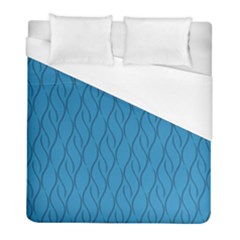 Blue Pattern Duvet Cover (full/ Double Size) by Valentinaart