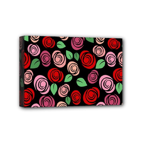 Red And Pink Roses Mini Canvas 6  X 4  by Valentinaart