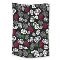 Elegant Roses Design Large Tapestry