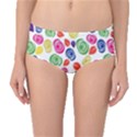 Colorful roses Mid-Waist Bikini Bottoms View1