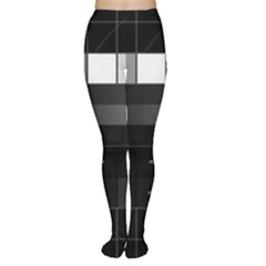 Grayscale Test Pattern Women s Tights by Nexatart