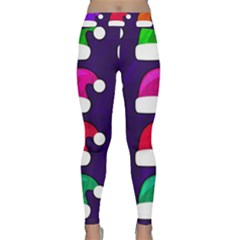 Santa Hats Santa Claus Holidays Classic Yoga Leggings