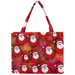 Seamless Santa Tile Mini Tote Bag by Nexatart