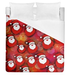 Seamless Santa Tile Duvet Cover (queen Size) by Nexatart