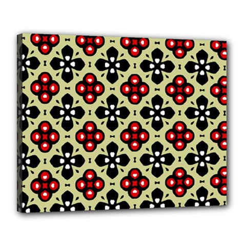 Seamless Tileable Pattern Design Canvas 20  X 16  by Nexatart