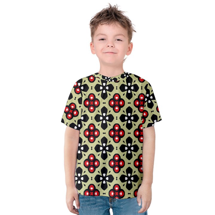 Seamless Tileable Pattern Design Kids  Cotton Tee