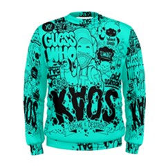 Typography Illustration Chaos Men s Sweatshirt by Nexatart