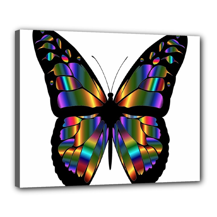 Abstract Animal Art Butterfly Canvas 20  x 16 