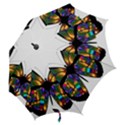 Abstract Animal Art Butterfly Hook Handle Umbrellas (Small) View2