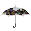 Abstract Animal Art Butterfly Hook Handle Umbrellas (Small) View3