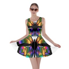 Abstract Animal Art Butterfly Skater Dress by Nexatart