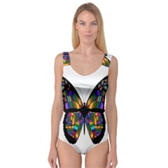 Abstract Animal Art Butterfly Princess Tank Leotard  by Nexatart