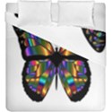 Abstract Animal Art Butterfly Duvet Cover Double Side (King Size) View1