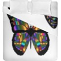 Abstract Animal Art Butterfly Duvet Cover Double Side (King Size) View2