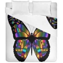 Abstract Animal Art Butterfly Duvet Cover Double Side (california King Size) by Nexatart