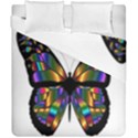 Abstract Animal Art Butterfly Duvet Cover Double Side (California King Size) View2