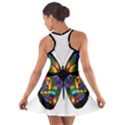 Abstract Animal Art Butterfly Cotton Racerback Dress View2