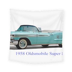 1958 Oldsmobile Super 88 J2 2a Square Tapestry (small) by Jeannel1