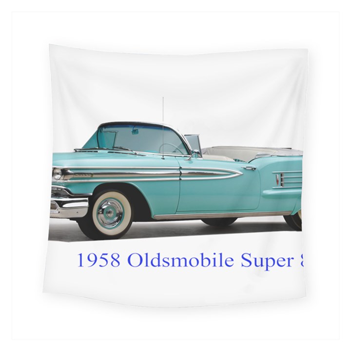 1958 Oldsmobile Super 88 J2 2a Square Tapestry (Small)