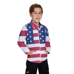 American Flag Wind Breaker (kids) by Nexatart