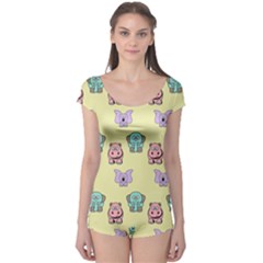 Animals Pastel Children Colorful Boyleg Leotard  by Nexatart