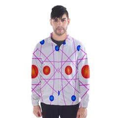 Atom Model Vector Clipart Wind Breaker (men) by Nexatart