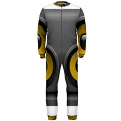 Audio Loadspeaker Activ Onepiece Jumpsuit (men)  by Nexatart