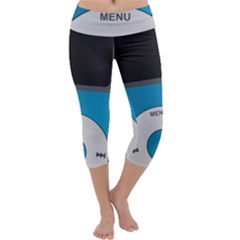 Digital Mp3 Musik Player Capri Yoga Leggings by Nexatart