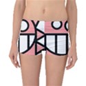 Dragon Head Pink Childish Cartoon Boyleg Bikini Bottoms View1