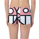 Dragon Head Pink Childish Cartoon Boyleg Bikini Bottoms View2