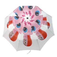 Dragon Toy Pink Plaything Creature Folding Umbrellas by Nexatart