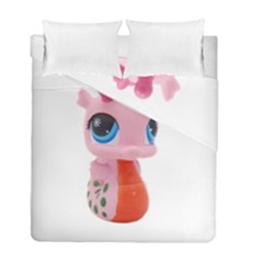 Dragon Toy Pink Plaything Creature Duvet Cover Double Side (full/ Double Size) by Nexatart