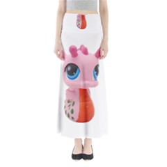 Dragon Toy Pink Plaything Creature Maxi Skirts by Nexatart