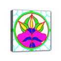 Pattern Template Stained Glass Mini Canvas 4  x 4  View1